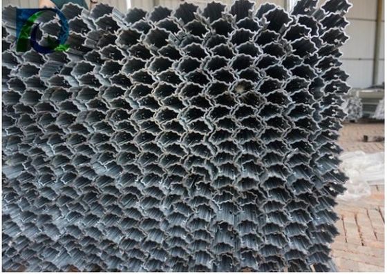 120G Zinc Coated Orchard Trellis Systems با 10 سوراخ سوراخ در دو طرف